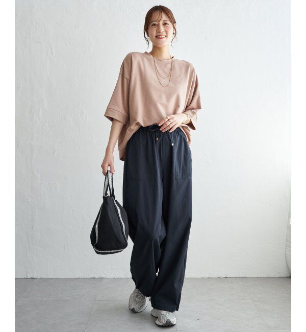 ikka「【接触冷感】スウェットライク裾ラウンドプルオーバー」|その他|