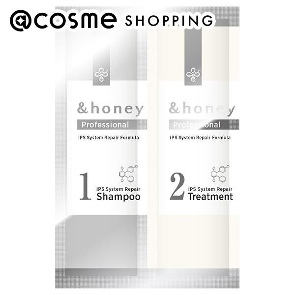 &honey（アンドハニー）「&honey Professional システム リペア シャンプー&ヘアトリートメント 2連 10ml10g」|シャンプー|その他