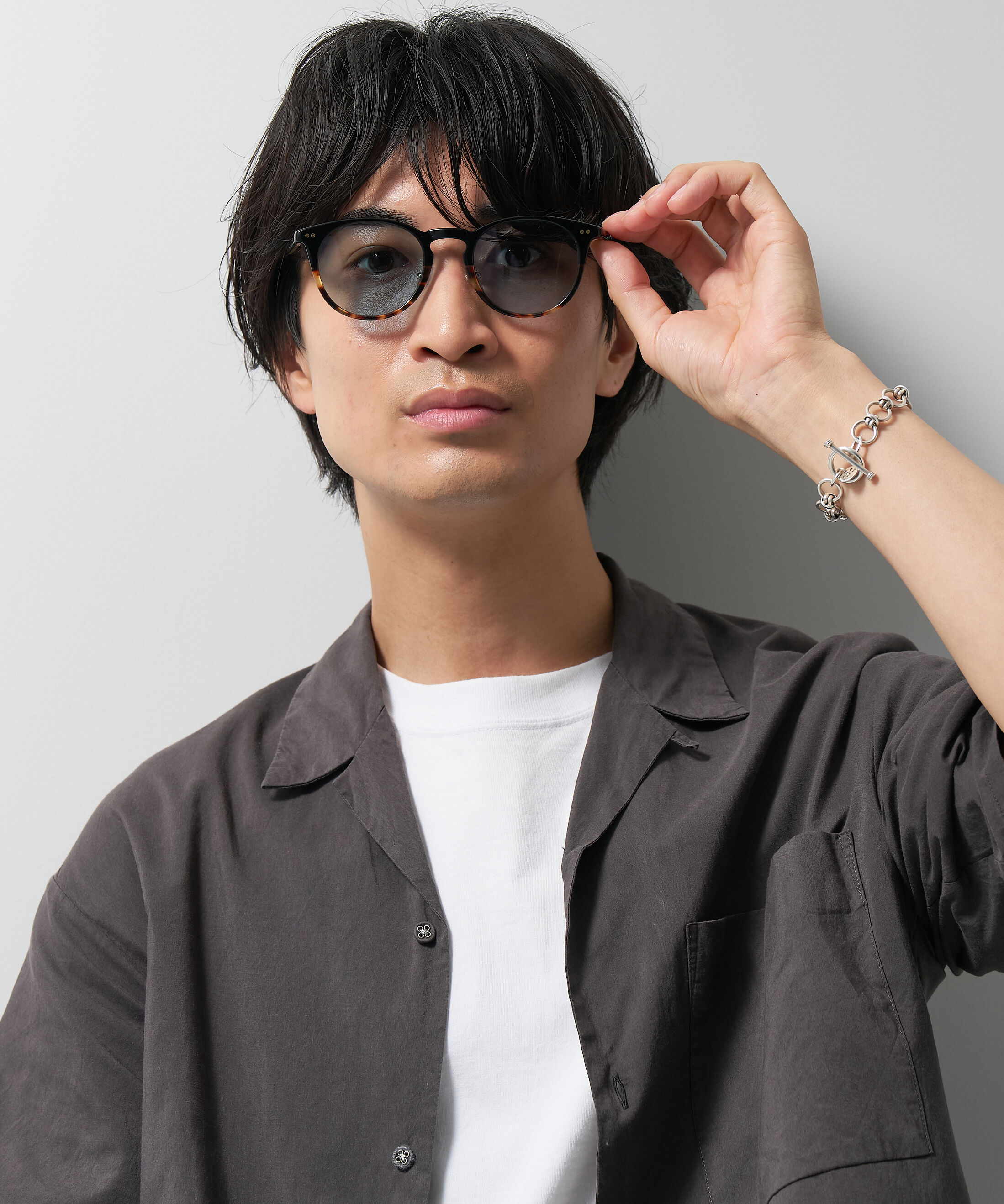  「ボストン型 サングラス | カラーレンズ 鼻パッド 紫外線防止 UVカット ユニセックス」|サングラス|