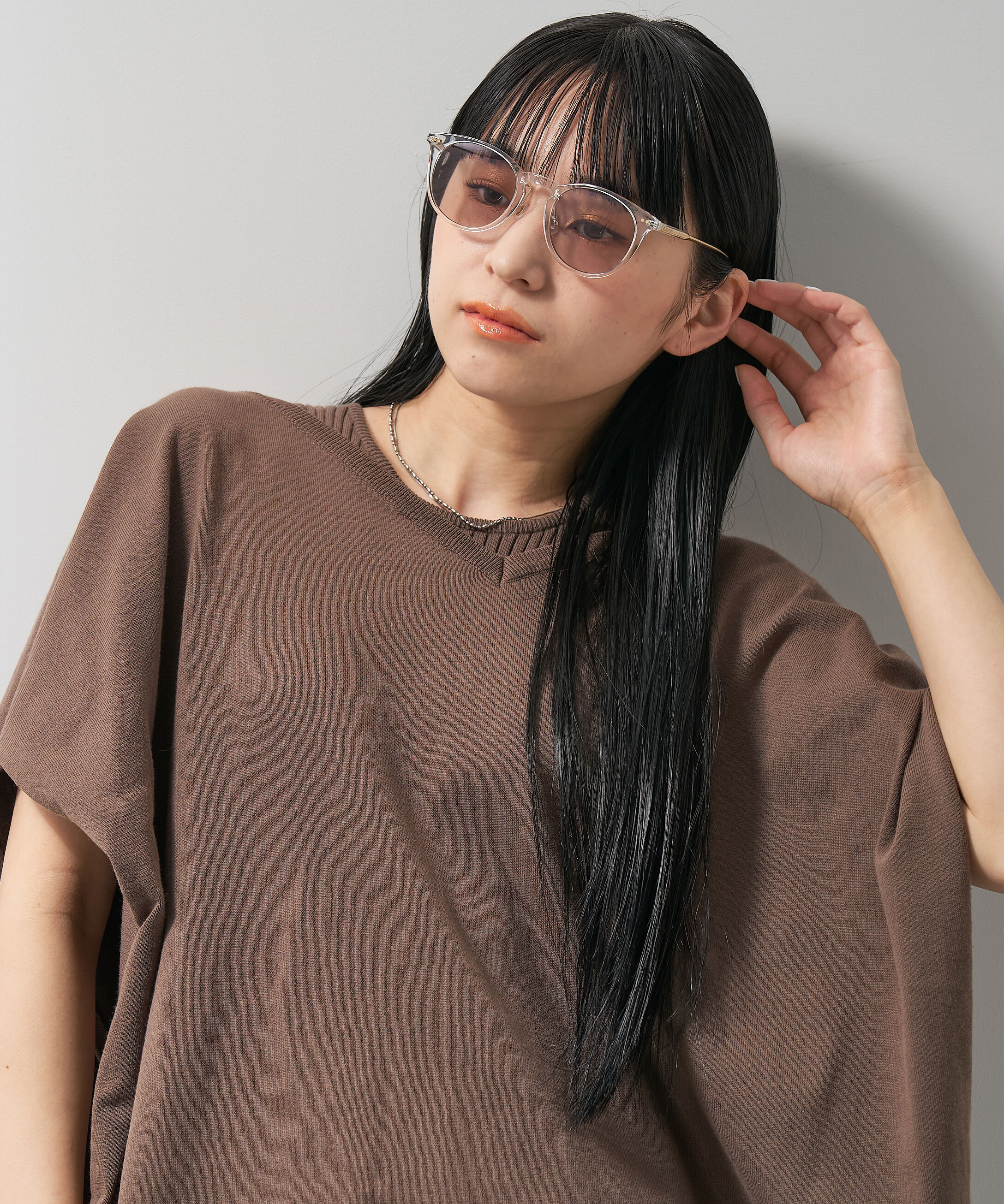  「ボストン型 サングラス | カラーレンズ 鼻パッド 紫外線防止 UVカット ユニセックス」|サングラス|