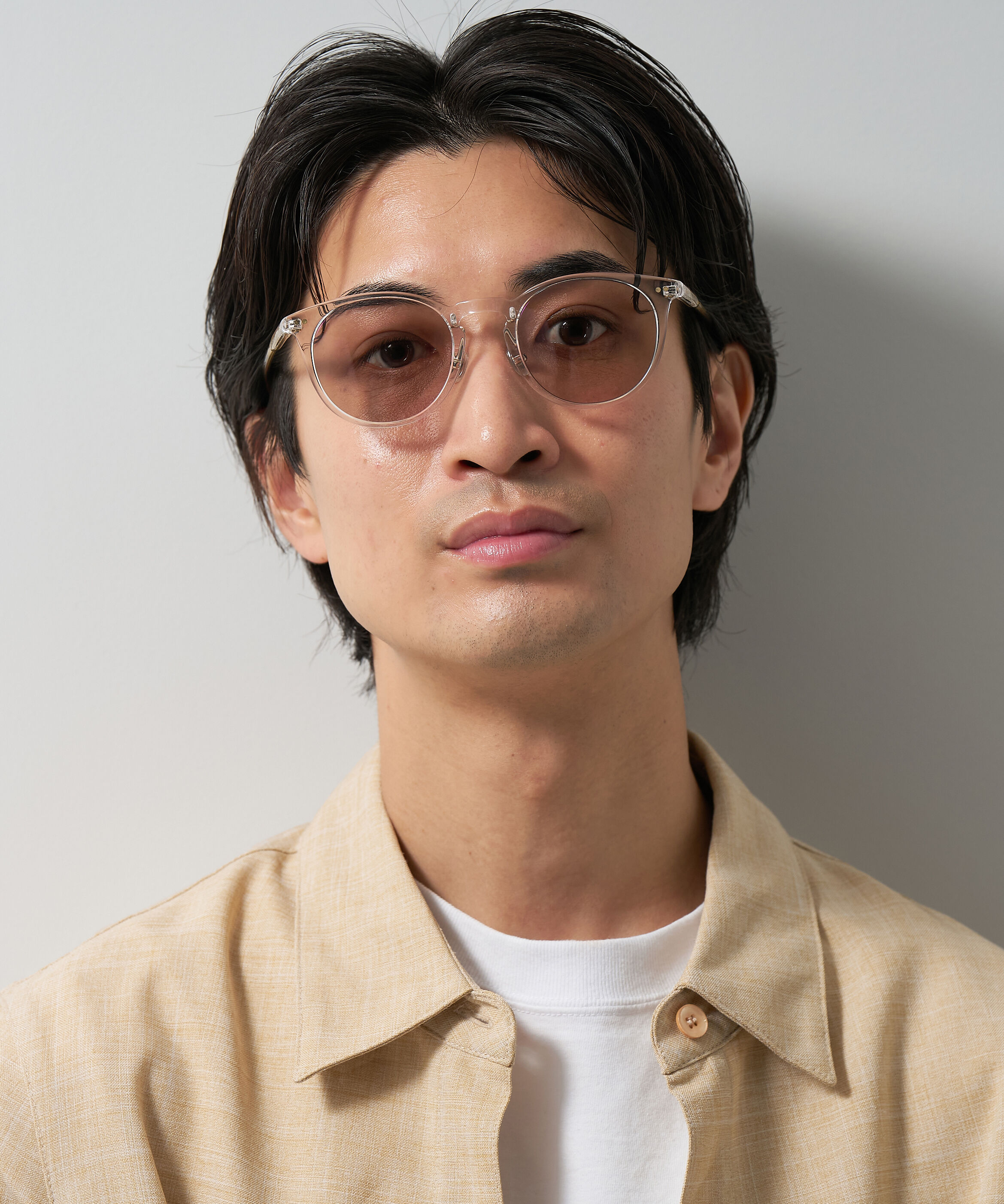  「ボストン型 サングラス | カラーレンズ 鼻パッド 紫外線防止 UVカット ユニセックス」|サングラス|
