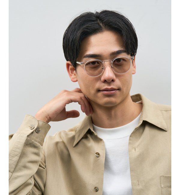  「ボストン型 サングラス | カラーレンズ 鼻パッド 紫外線防止 UVカット ユニセックス」|サングラス|