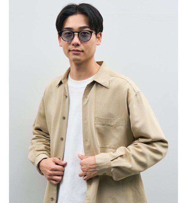  「ボストン型 サングラス | カラーレンズ 鼻パッド 紫外線防止 UVカット ユニセックス」|サングラス|