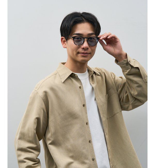  「ボストン型 サングラス | カラーレンズ 鼻パッド 紫外線防止 UVカット ユニセックス」|サングラス|