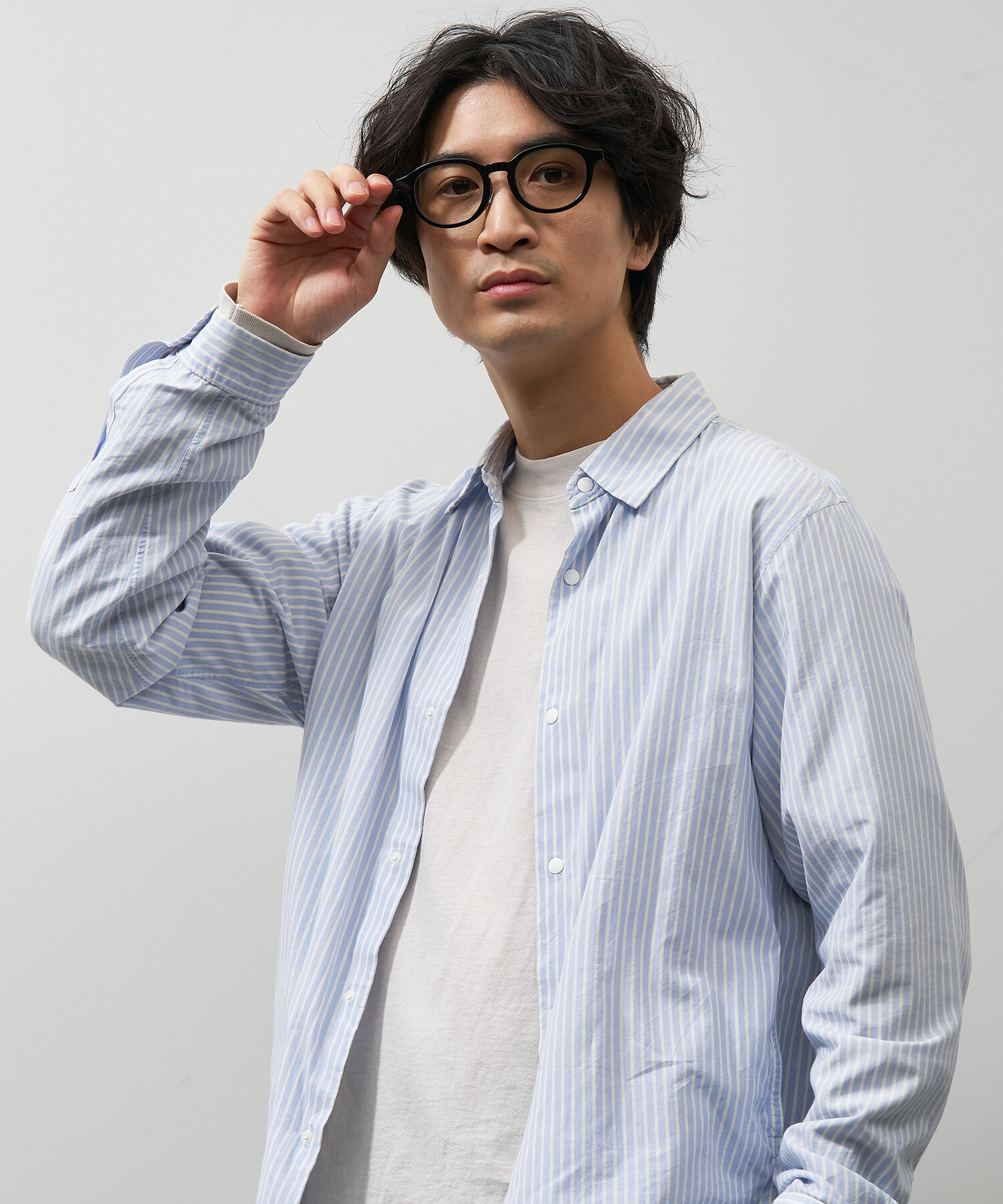 「Zoff | JOURNAL STANDARD relume ボストン型 クリアサングラス 紫外線100%カット ジャーナルスタンダード」|サングラス|