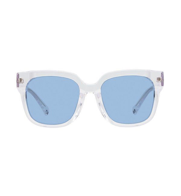  「SUNCUTGlasses/UV100%CUT サングラス ビッグシェイプ  カラーレンズ 紫外線対策 UVカット ユニセックス」|サングラス|