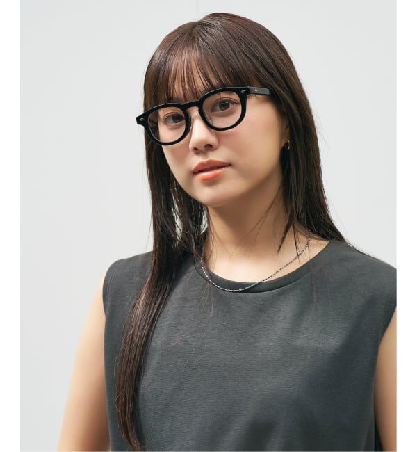 「【WEB限定】調光 サングラス ｜紫外線で色が変わる｜黒縁 紫外線対策 UVカット  」|サングラス|