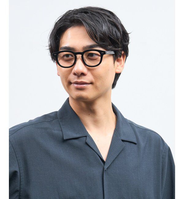  「【WEB限定】調光 サングラス ｜紫外線で色が変わる｜黒縁 紫外線対策 UVカット  」|サングラス|