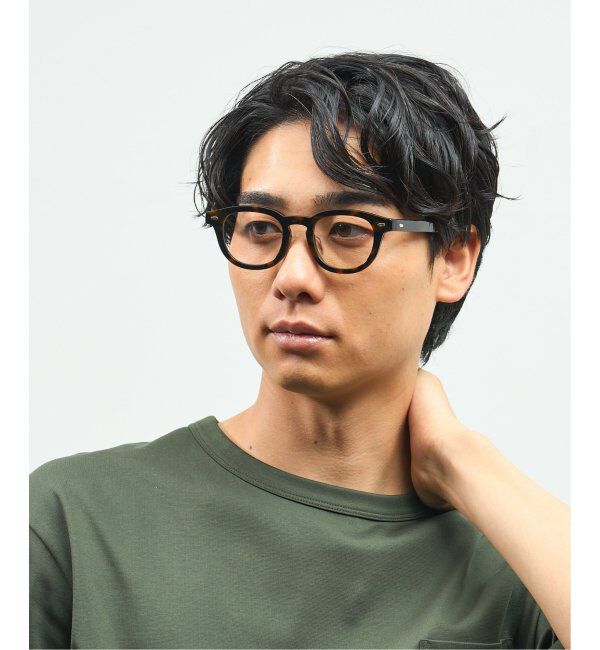  「【WEB限定】調光 サングラス ｜紫外線で色が変わる｜黒縁 紫外線対策 UVカット  」|サングラス|