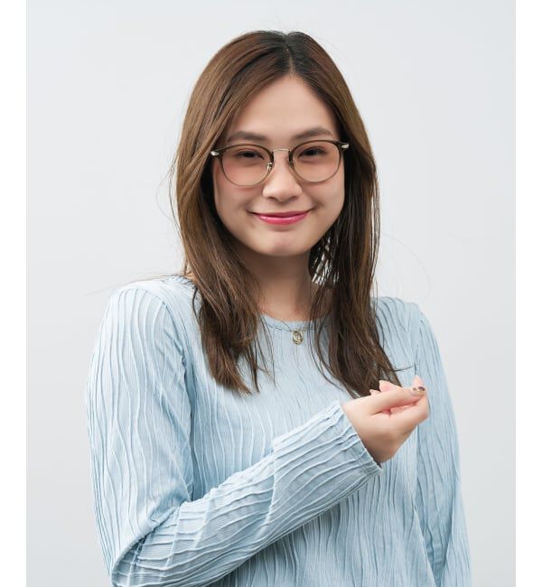  「ボストン型 サングラス | クリアサングラス コンビネーションフレーム UVカット TREND SUNGLASSES」|サングラス|