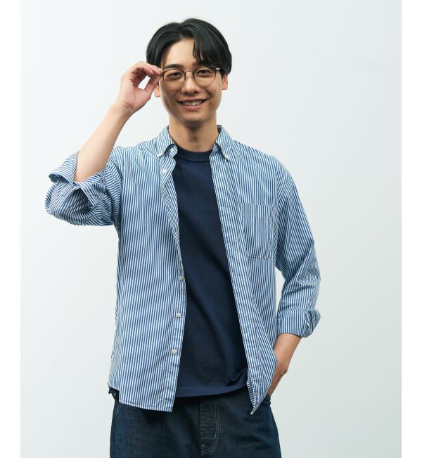  「ボストン型 サングラス | クリアサングラス コンビネーションフレーム UVカット TREND SUNGLASSES」|サングラス|