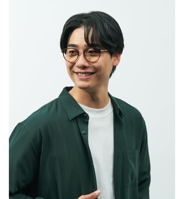  「ボストン型 サングラス | クリアサングラス コンビネーションフレーム UVカット TREND SUNGLASSES」|サングラス|
