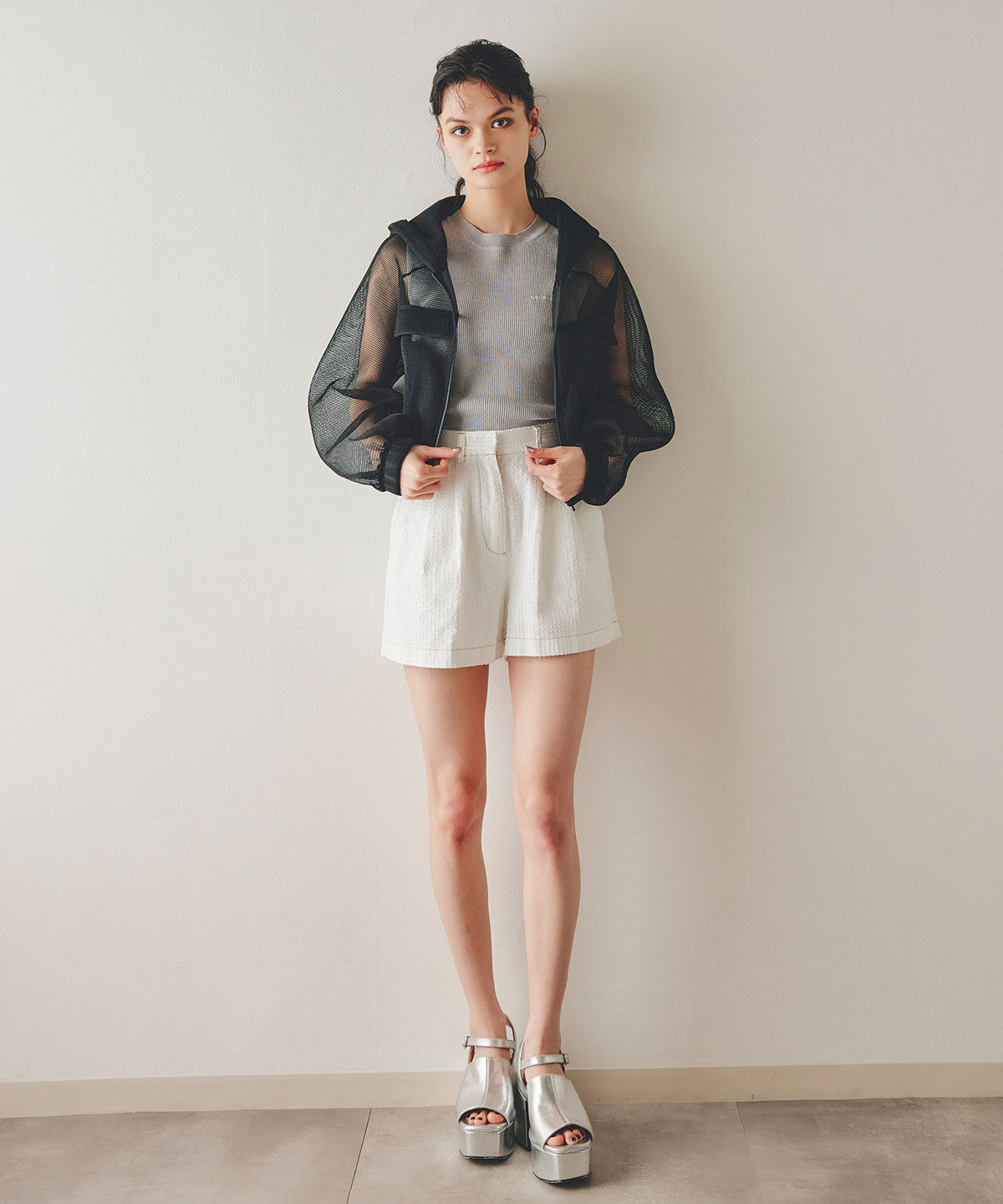REDYAZEL「ロゴベーシックノースリーブニット」|Tシャツ・カットソー|