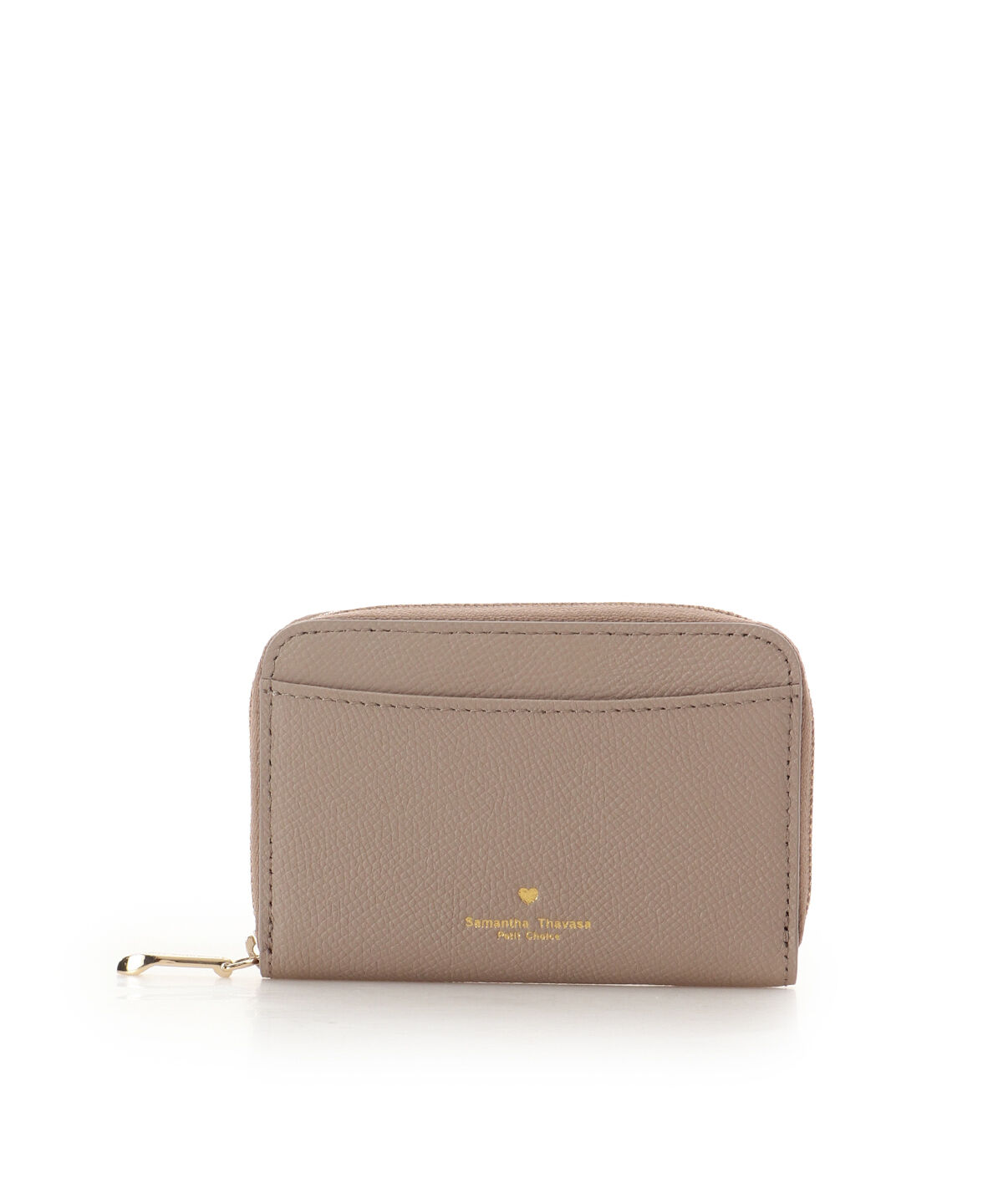 Samantha Thavasa Petit Choice「シンプルハート マルチケース」|コインケース|グレージュ