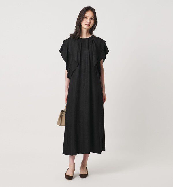 UNITED ARROWS「Spiree IAS フレア ワンピース ‐接触冷感 UVカット ウォッシャブル‐」|ワンピース|