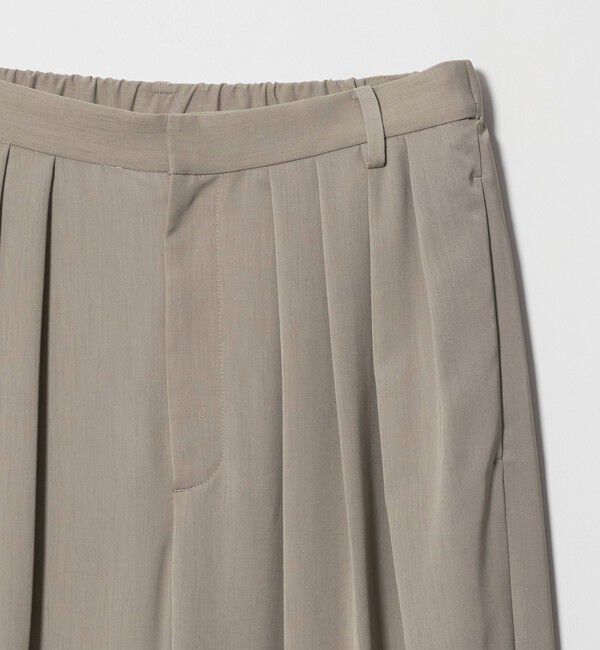 UNITED ARROWS「タック ビッグ ワイドパンツ」|スラックス|