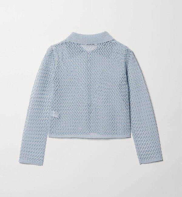 EMMEL REFINES「＜EMMEL REFINES＞EM HM スパンコール メッシュ ニット」|ニット・セーター|