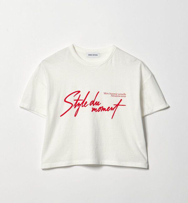 EMMEL REFINES「＜EMMEL REFINES＞EM ロゴプリント ボックス Tシャツ」|Tシャツ・カットソー|
