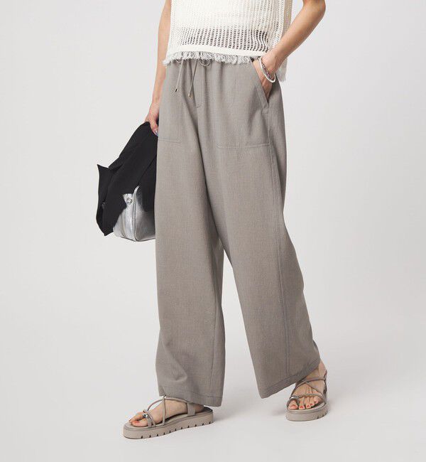 UNITED ARROWS green label relaxing「［size SHORT/TALLあり］ドライクロスパンツ ストレッチ 吸水速乾 通気性」|その他|