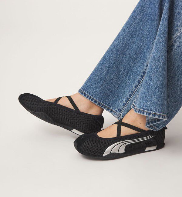 UNITED ARROWS green label relaxing「【WEB限定】＜PUMA＞Hストリート バレエ スニーカー」|スニーカー|BLACK