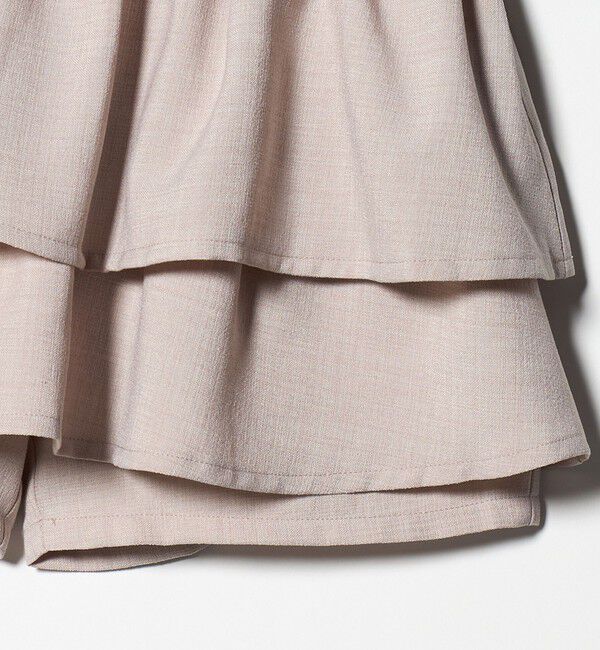 UNITED ARROWS green label relaxing「リネンライク フリル キュロット / キッズ 140cm-160cm」|その他|