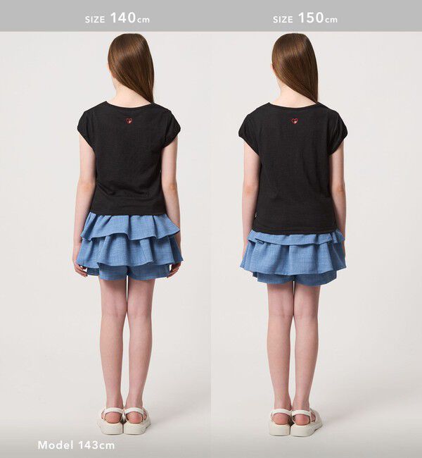 UNITED ARROWS green label relaxing「リネンライク フリル キュロット / キッズ 140cm-160cm」|その他|