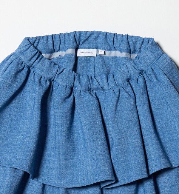 UNITED ARROWS green label relaxing「リネンライク フリル キュロット / キッズ 140cm-160cm」|その他|