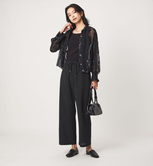 UNITED ARROWS green label relaxing「シアー フラワー シャツ」|シャツ・ブラウス|