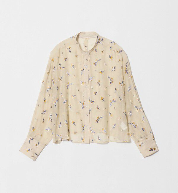 UNITED ARROWS green label relaxing「シアー フラワー シャツ」|シャツ・ブラウス|