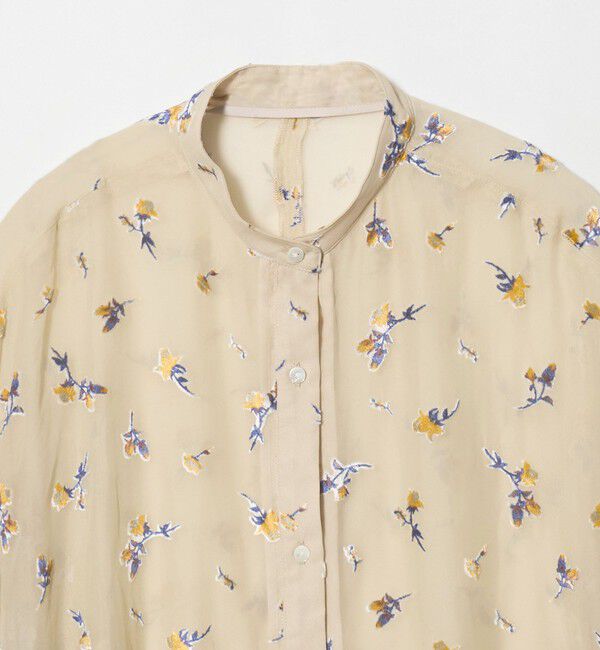 UNITED ARROWS green label relaxing「シアー フラワー シャツ」|シャツ・ブラウス|