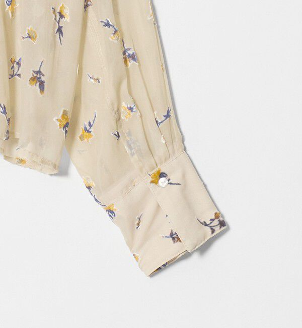 UNITED ARROWS green label relaxing「シアー フラワー シャツ」|シャツ・ブラウス|