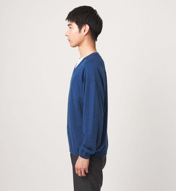 UNITED ARROWS green label relaxing「ウール サドル Vネック ニット」|ニット・セーター|