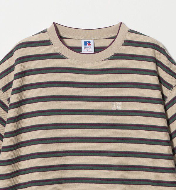 BEAUTY&YOUTH UNITED ARROWS「【別注】＜RUSSELL ATHLETIC＞ワッフル ショートスリーブ Tシャツ」|Tシャツ・カットソー|