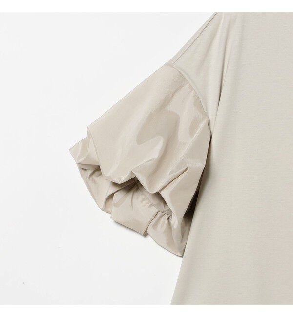 Demi-Luxe BEAMS 「タフタ バルーンスリーブ プルオーバー」|Tシャツ・カットソー|