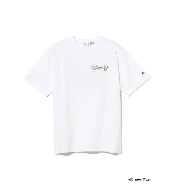 BEAMS「BEAMS｜【別注】Champion /「TOY STORY」 T-SHIRT｜Tシャツ 半袖｜トイ・ストーリー 30周年 」|Tシャツ・カットソー|
