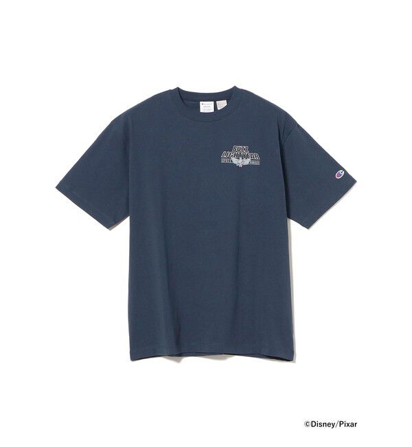 BEAMS「BEAMS｜【別注】Champion /「TOY STORY」 T-SHIRT｜Tシャツ 半袖｜トイ・ストーリー 30周年 」|Tシャツ・カットソー|NAVY