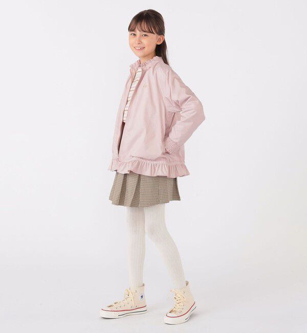 SHIPS KIDS「SHIPS KIDS:140～150cm / 〈撥水〉 フリル パーカー」|その他|