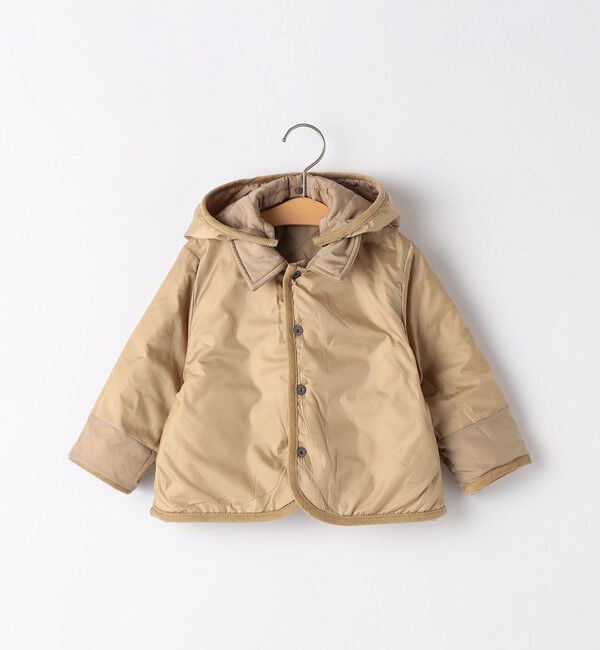 SHIPS KIDS「SHIPS KIDS:80～90cm /〈多機能/洗濯機可能〉キルト フード ジャケット」|その他|