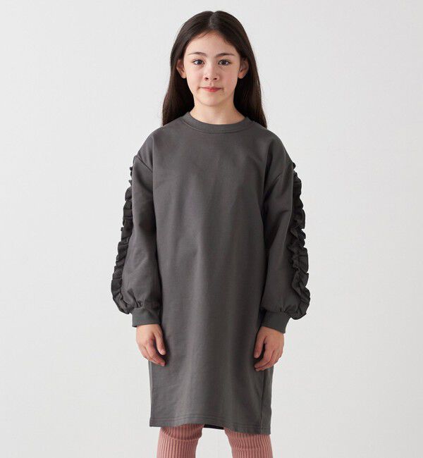 SHIPS any「SHIPS any:〈洗濯機可能〉デザイン フリル ワンピース <KIDS>」|ワンピース|