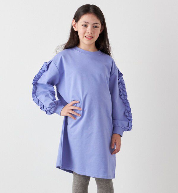 SHIPS any「SHIPS any:〈洗濯機可能〉デザイン フリル ワンピース <KIDS>」|ワンピース|