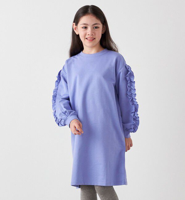 SHIPS any「SHIPS any:〈洗濯機可能〉デザイン フリル ワンピース <KIDS>」|ワンピース|