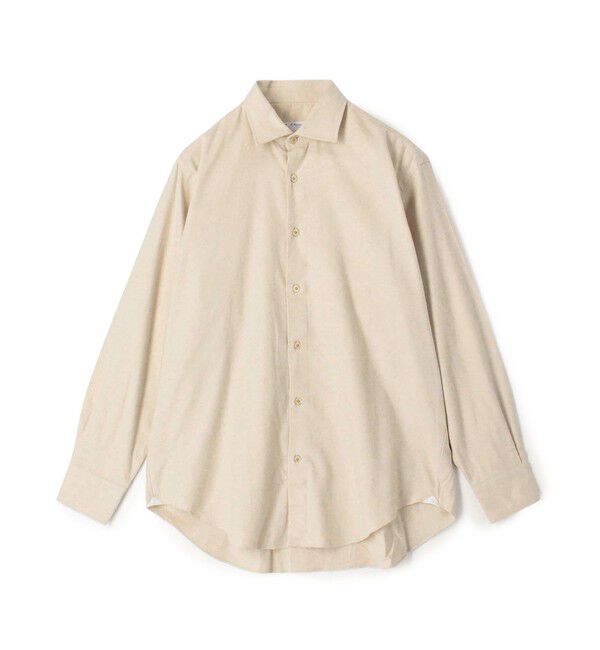 TOMORROWLAND BUYING WEAR「ERRICO FORMICOLA コットンネル レギュラーカラーシャツ」|シャツ・ブラウス|13 オフホワイト