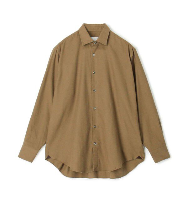 TOMORROWLAND BUYING WEAR「ERRICO FORMICOLA コットンネル レギュラーカラーシャツ」|シャツ・ブラウス|55 カーキ