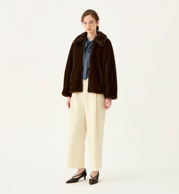 Ballsey「【WEB先行予約】ランダムエコファー ラウンドフォルムコート」|その他|