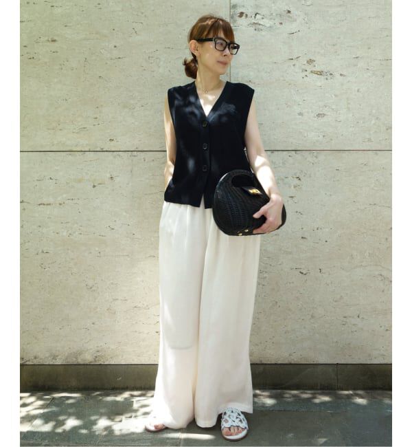 VERMEIL par iena「《手洗い可》トリアセリネン リラックスパンツ」|その他|