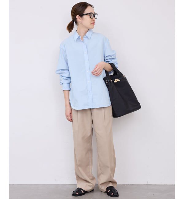 SLOBE IENA「Wash Cotton Color シャツ」|シャツ・ブラウス|