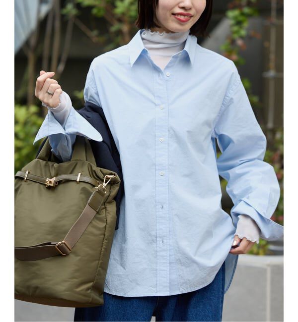 SLOBE IENA「Wash Cotton Color シャツ」|シャツ・ブラウス|