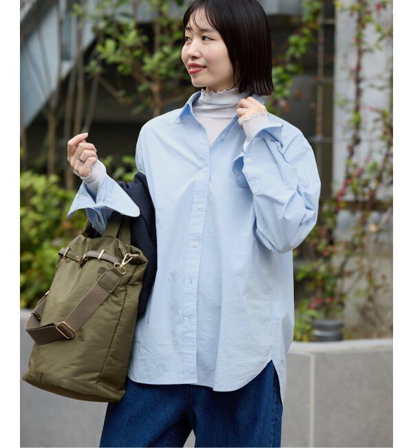 SLOBE IENA「Wash Cotton Color シャツ」|シャツ・ブラウス|