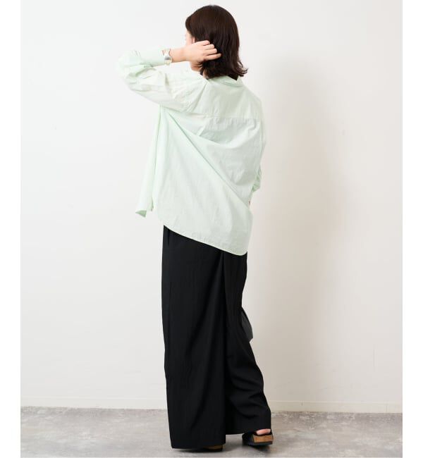 SLOBE IENA「Wash Cotton Color シャツ」|シャツ・ブラウス|