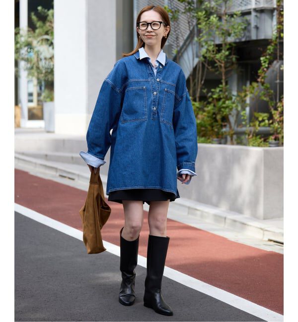SLOBE IENA「Wash Cotton Color シャツ」|シャツ・ブラウス|